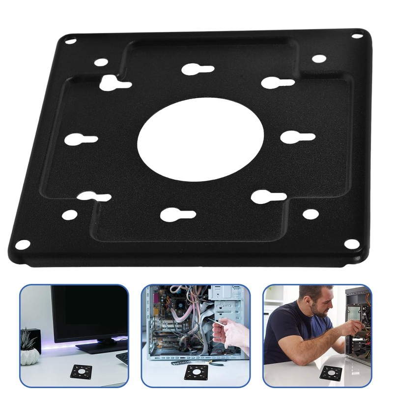 Tofficu Mini Pc Monitor Mount 4.33X4.33 Inch Metal Back Mounting