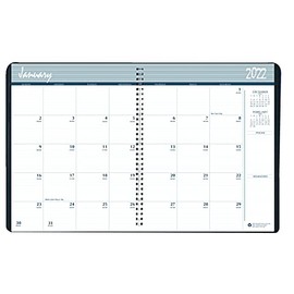 House of Doolittle 2022-2027 Monthly Calendar Planner, 5 Year, 8-1/2 x 11 Inches, Black (HOD262502-22)