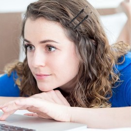 FOMIYES 4pcs Rhinestone Hair Clip Crystal French Hairpin Diamond Hair Bobby Pins for Women Girls Wedding Party Hair Styling