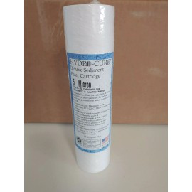 HYDRO-CURE Deluxe Sediment 10" Filter 5 MICRON. 12 FILTERS