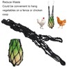 Hanging Feeding Net Bag Poultry Fruit Holder Chicken Cabbage Feeder