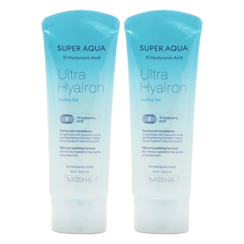 Missha Super Aqua Ultra Hyalon Peeling Gel 100mlx2 / 미샤