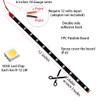 HYADA DC 12V Waterproof 1Ft 12 LED Strip Underbody Light