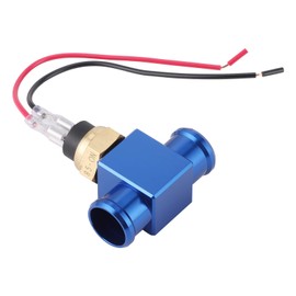 Water Temperature Sensor, Yosoo Thermostat Water Temperature Switch Cooler Coolant Fan Temperature Sensor for Motorcycle ATV Off-Road Vehicle (Blue)