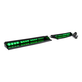 SolarBlast 48W GREEN LED Warning Strobe Visor Light Bar [48 Flash Modes] [Plug-N-Play] [Universal Fit] Green Flashing Emergency Interior Visor Light Bar for Truck Vehicles