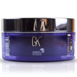Global Keratin GKhair Ultra Blonde Bombshell Masque 200 g / 7.5 fl. oz Semi Permanent Color Pigments For Blonde Hair Type - Removes unwanted Brazilian tones