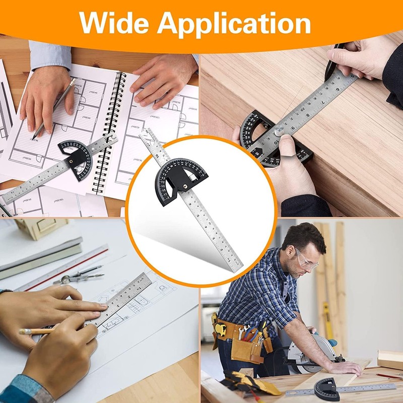 Protractor Angle Finder Multifunctional Magnetic Suction High Accuracy Angle Measuring