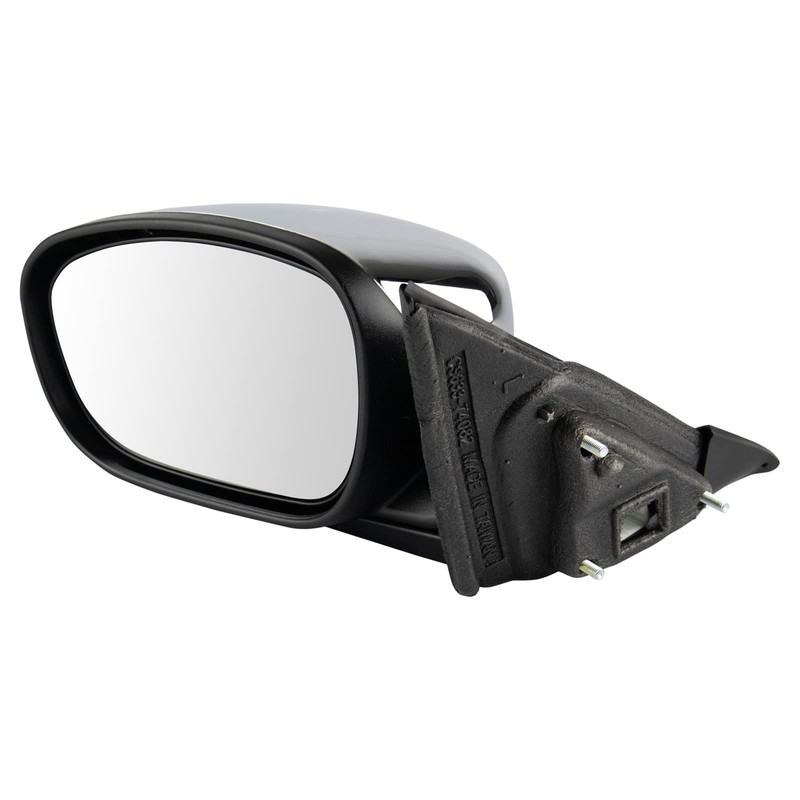 TRQ Left Mirror with Heat with Chrome Cover Drivers Side