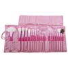 Science Purchase 78VK14226-3 22Piece Pink Professional Brush Set