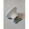 White Geese KNOB Goose Glossy Ceramic Dresser Drawer Pulls Cabinet