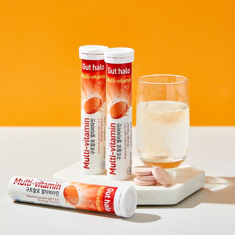 DAILYONE Guthalo Multivitamin Orange Flavored Effervescent Vitamin 4000mg