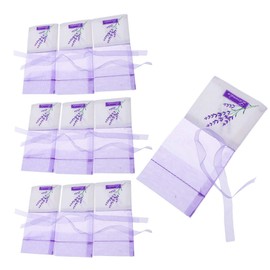 10pcs Closet Drawers Clear Packing Bags Lavender Pouches Gauze Bag Organza Drawstring Small Bag