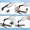 Takelablaze Handlebar Bike Mirror Universal Bicycle Rearview Mirror Safe Cycling