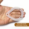 AMZVIO Ventilated Plastic Eye Patch 2 Pack 9 Hole Clear