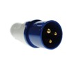 GENUINE 16A 230V 3PIN IN-LINE CARAVAN PLUG & SOCKET FOR