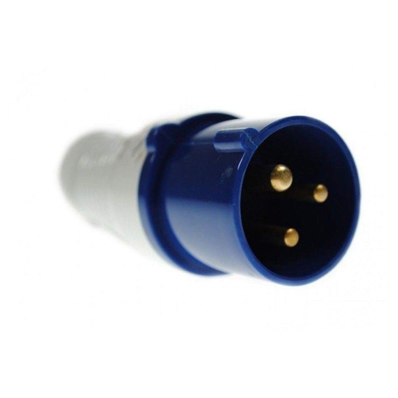 GENUINE 16A 230V 3PIN IN-LINE CARAVAN PLUG & SOCKET FOR