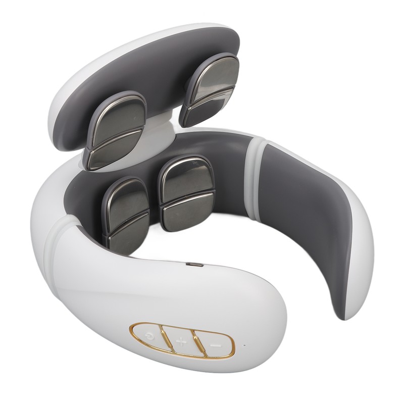 USB Intelligent Neck Massager 6 Modes Kneading Hot Compress TENS
