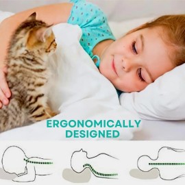 kinder Fluff Toddler Pillow (2pk)  - (17X26in - White)