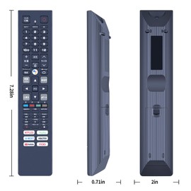 CLVIZCXOM TV Remote Control RC610JJR4 for TCL Smart TV Remote Control with Voice Function TCL Remote Control