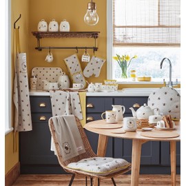 Cooksmart British Designed Large Spoon Rest | Spoon Rests for All Type of Spoons | Kitchen Spoon Rest for All Types of Kitchens - Bumble Bees