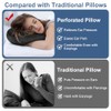 Piercing Pillow with Hole, Adjustable Piercing Pillow for Side Sleepers,