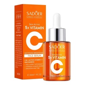 Serum Suero Facial Vitamina C 5x Niacinamida Blanqueadora Todo Tipo De Piel Día/noche