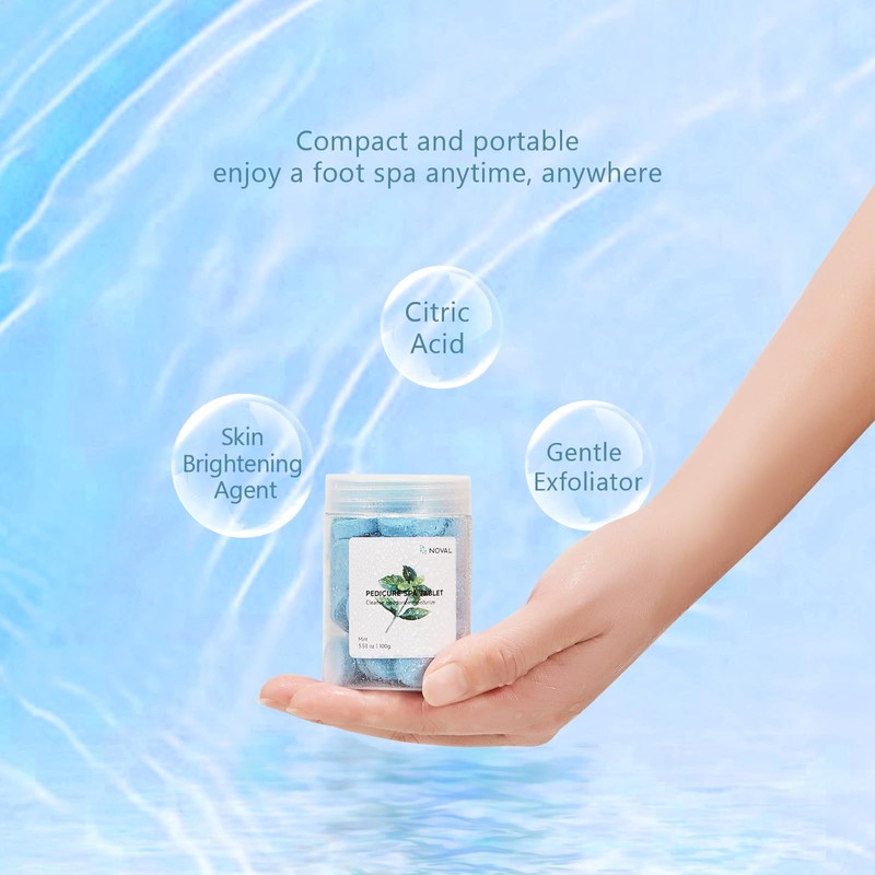 NOVAL Pedicure Supplies Spa Tablets Foot Bath Foot Soak for