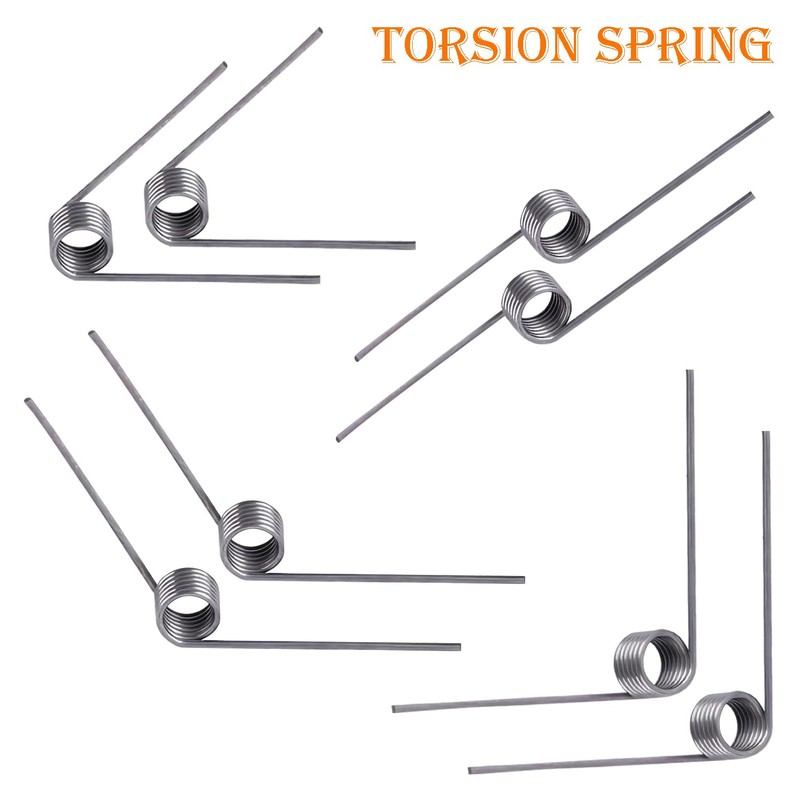 Ctyjia 10 PCS 304 Stainless Steel Torsion Spring, 0.7mm Wire