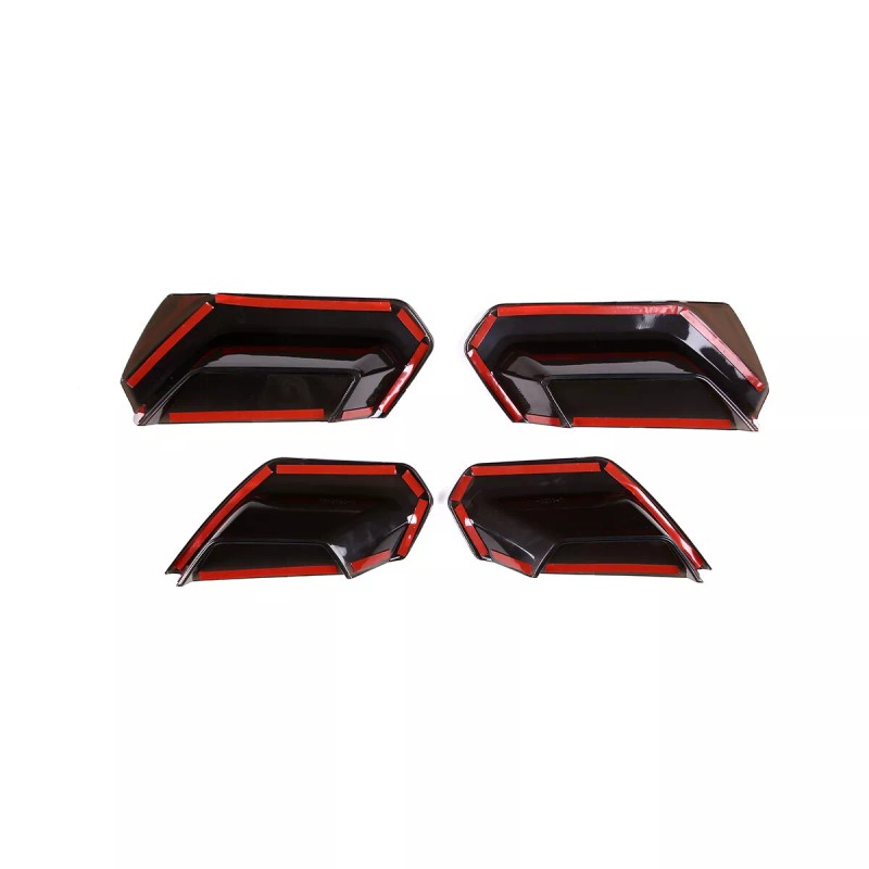 car-attention For 2014-2019 C7 Corvette Rear Tail Light Blackout Kit