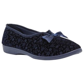 Grosby Women's Valarie 2 Slipper, Navy, UK 4.5/US 7