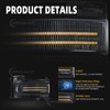 Archaic Dual light Strips Side Mirror Lights Compatible for Ford