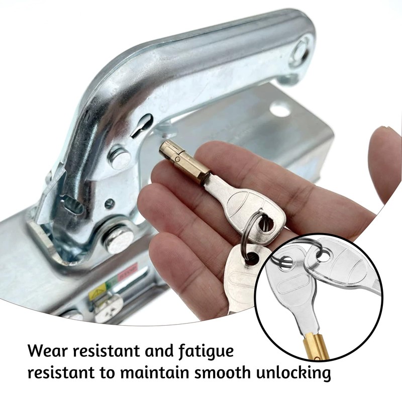 Batheidon 2 x 50mm Steel Coupler Locks Compatible with Earth,