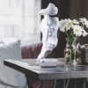 White Home Decoration, Face Statue, Modern Abstract Art Sculpture Decoration,