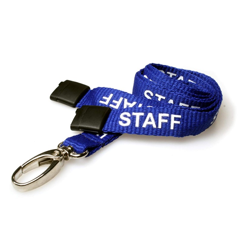 Customcard ltd. StaffBlue Staff Visitor Polka Dot Lanyards
