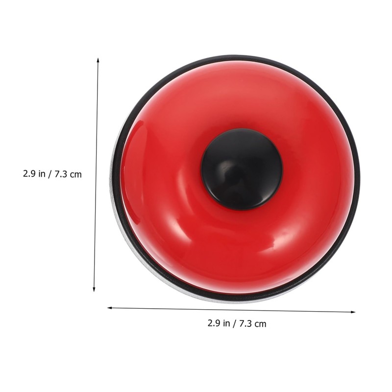 SHINEOFI 2Pcs Table Bell Hand Pressing Service Bell for Game