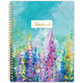 Spiral Notebook - Notebook Journal, Spiral Notebook 8.5 x 11, College Ruled Notebooks Spiral Bound, Journal for Women & Men with 160 Pages + Thick Paper + Back Pocket +Twin-wire Binding - Oil Painting