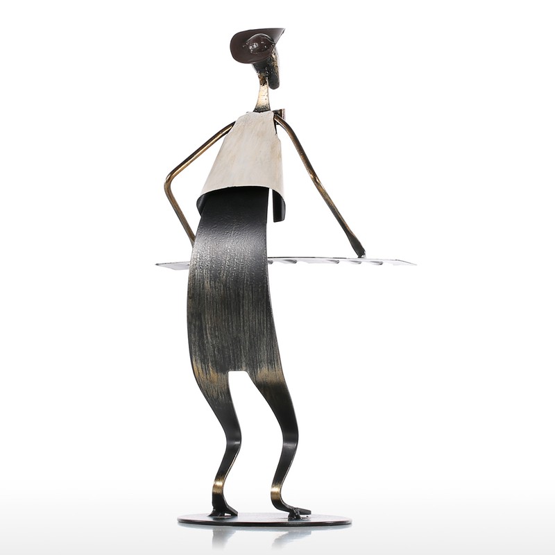 Cowboy Band / Piano Music Piano Playing Metal Iron Sculpture