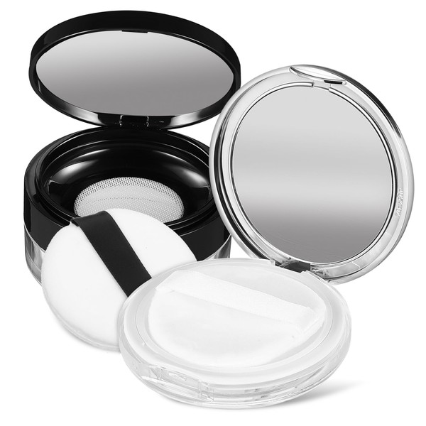 NOLITOY 2pcs 20g Elastic Mesh Flip-top Black Loose Box +