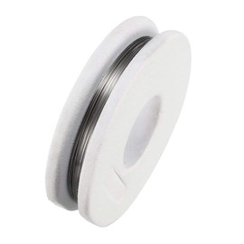 sourcing map 0.15 mm 34AWG Super Fine Heating Wire FeCrAl Resistance Wire 25ft Length