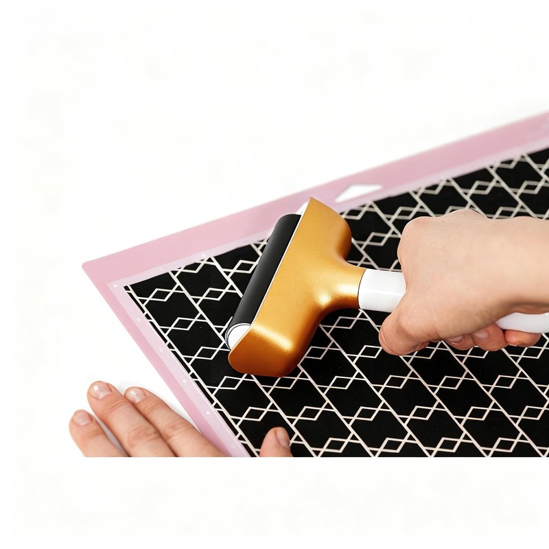 Brayer Roller for Cricut/Silhouette/Brother Crafting Printmaking Fabric Crafting and T-Shirts