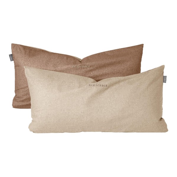 Schiesser Doubleface Cushion Cover Set of 2 | Renforcé |