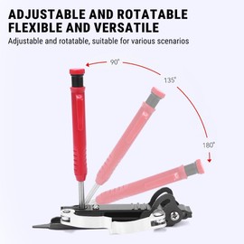 Multifunctional Scribing Tool Woodworking Compass Edge Ruler Countour Line Measuring Scribing Contour Gauge, Three Measurement Modes