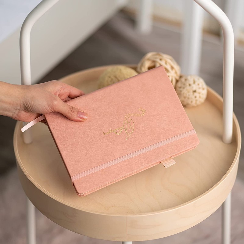 A5 Pink Notebook by Avocado and Spice® - Journals for