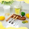 Lasnten 5 Pack Lemonade Stand Supplies Kit Straw Hole Punchers