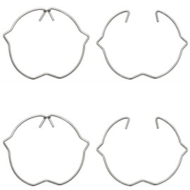 ITROLLE 20PCS Lamp Retaining Spring Clips Rings Clasp Holder for 50mm MR16 GU10 Spot Light Downlight Double-Ear-Shaped