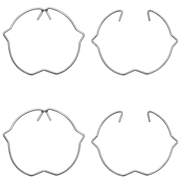 ITROLLE 20PCS Lamp Retaining Spring Clips Rings Clasp Holder for