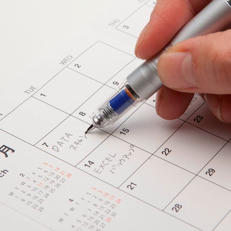 Zebra Mechanical Pencil Delguard Type Lx 0.5mm, Black Body (P-MA86-BK)