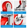 1.5 Inch Caster Wheels, Heavy Duty Casters Wheels with Brake