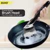 Soap Dispensing Scrubbing Brush with Handle - Efficient Washing Up