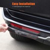 PIUGILH Car Fog Light Smoky Black Cover Trim Suitable for